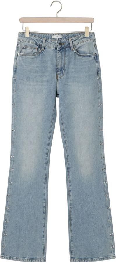 DANTE6 Dames Jeans Glam Studded Bootcut Jeans Lichtblauw - Foto 4