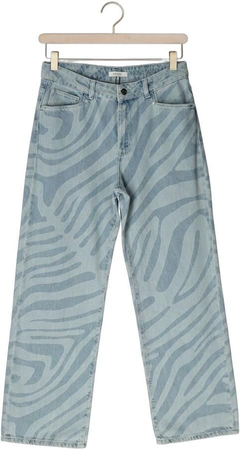 DANTE6 Dames Jeans Wide Leg Printed Jeans Lichtblauw - Foto 4