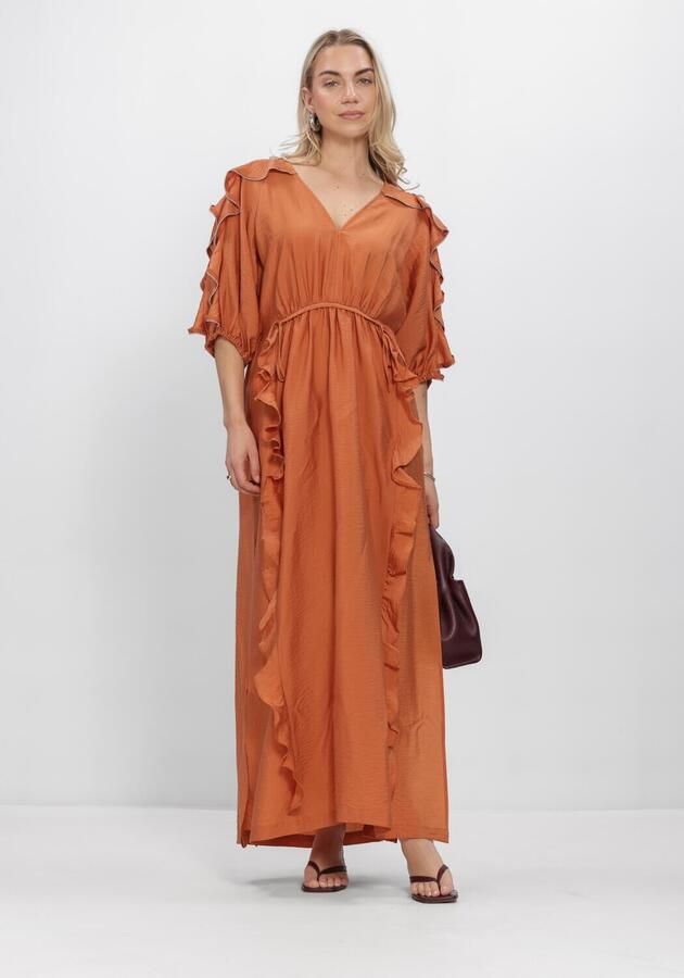 DANTE6 Dames Jurken -anzur Embellished Maxi Dress Oranje
