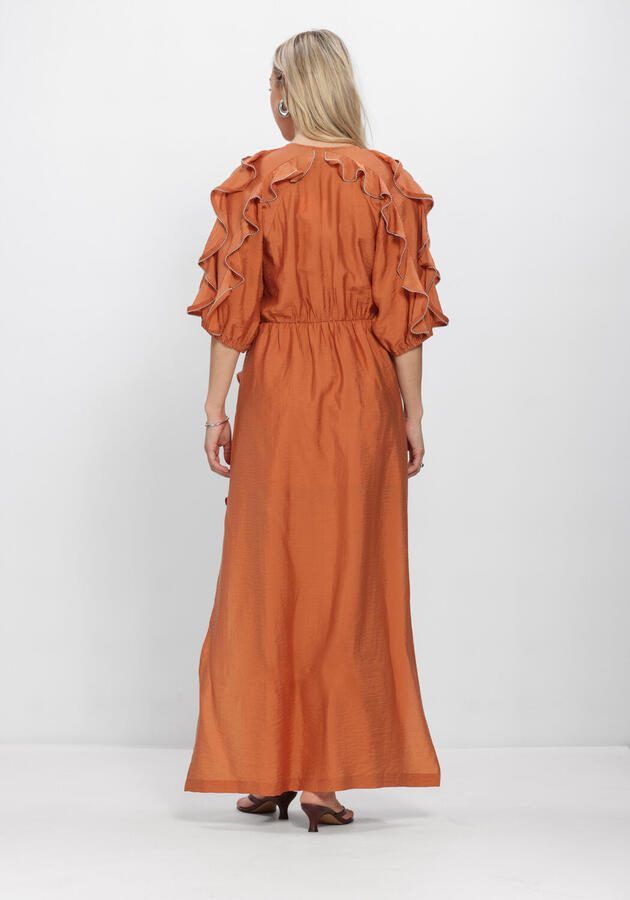 DANTE6 Dames Jurken -anzur Embellished Maxi Dress Oranje - Foto 2
