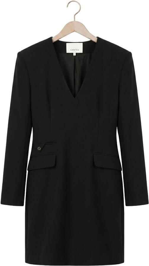 DANTE6 Dames Jurken Avril Blazer Dress Zwart - Foto 4