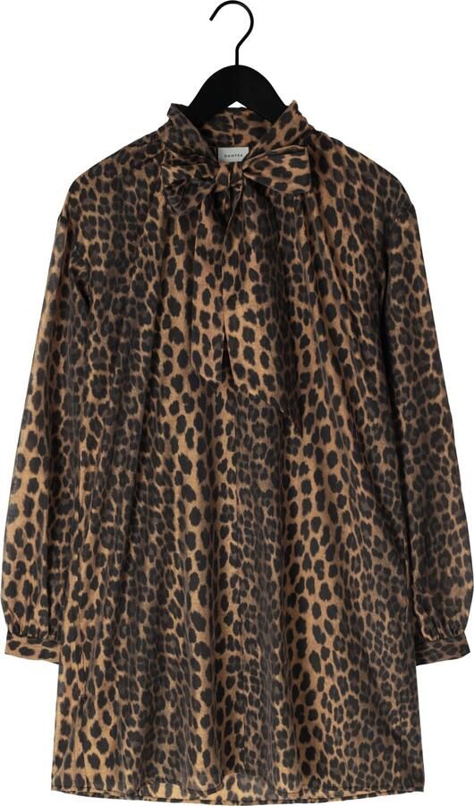 DANTE6 Dames Jurken Leigh Leopard Dress Bruin - Foto 4