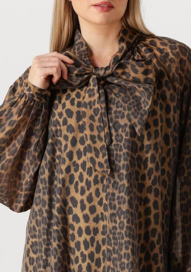 DANTE6 Dames Jurken Leigh Leopard Dress Bruin - Foto 2