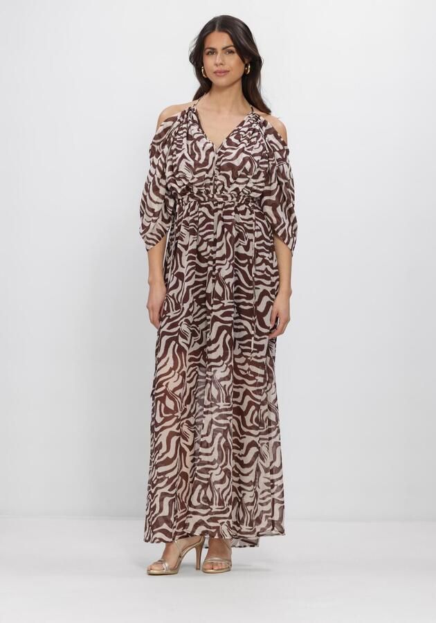 DANTE6 Dames Jurken Rosafiere Printed Maxi Dress Bruin - Foto 3