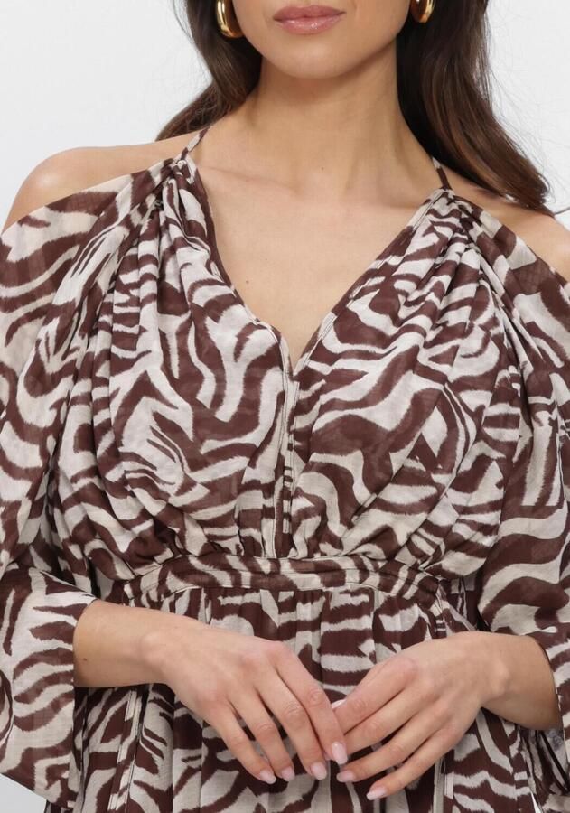 DANTE6 Dames Jurken Rosafiere Printed Maxi Dress Bruin - Foto 2