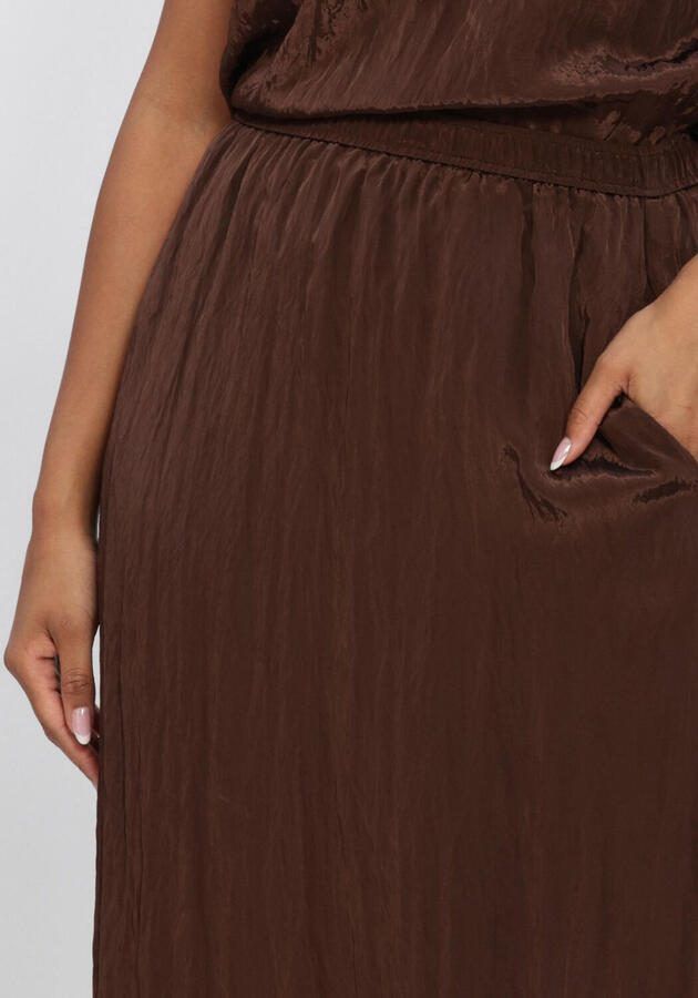 DANTE6 Dames Rokken Elohim Volant Maxi Skirt Bruin - Foto 3
