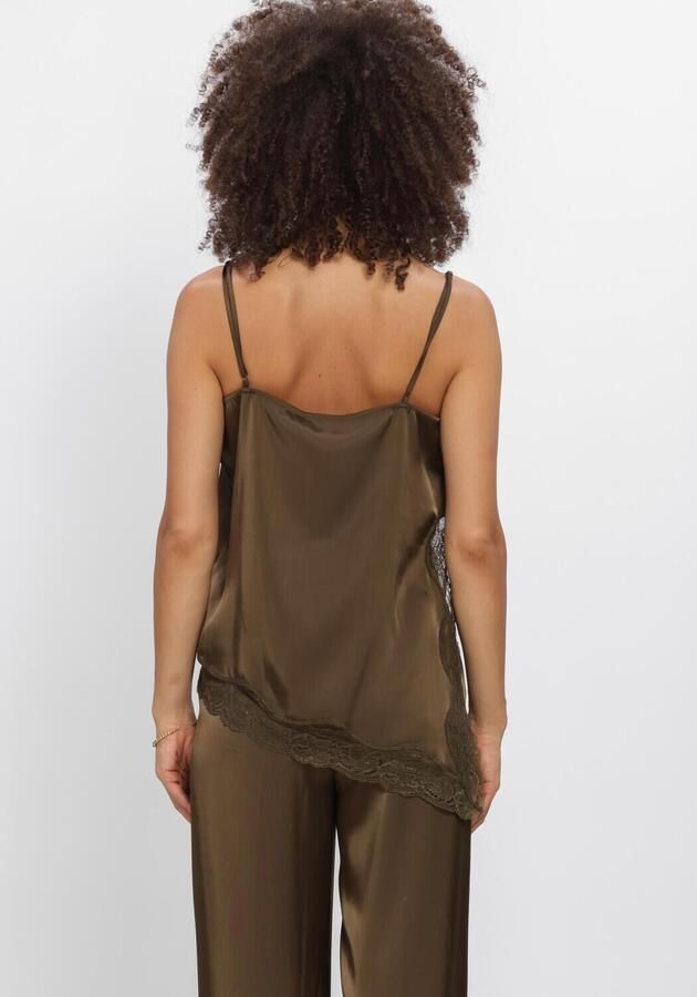 DANTE6 Dames Tops & T-shirts Dawna Lace Camisole Top Olijf - Foto 2