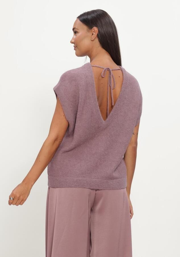DANTE6 Dames Tops & T-shirts Enoha Open Back Sweater Lila
