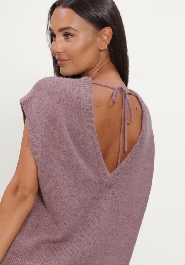 DANTE6 Dames Tops & T-shirts Enoha Open Back Sweater Lila - Foto 3