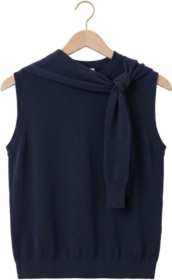 DANTE6 Dames Tops & T-shirts Fraya Double Layered Sweat Donkerblauw - Foto 4