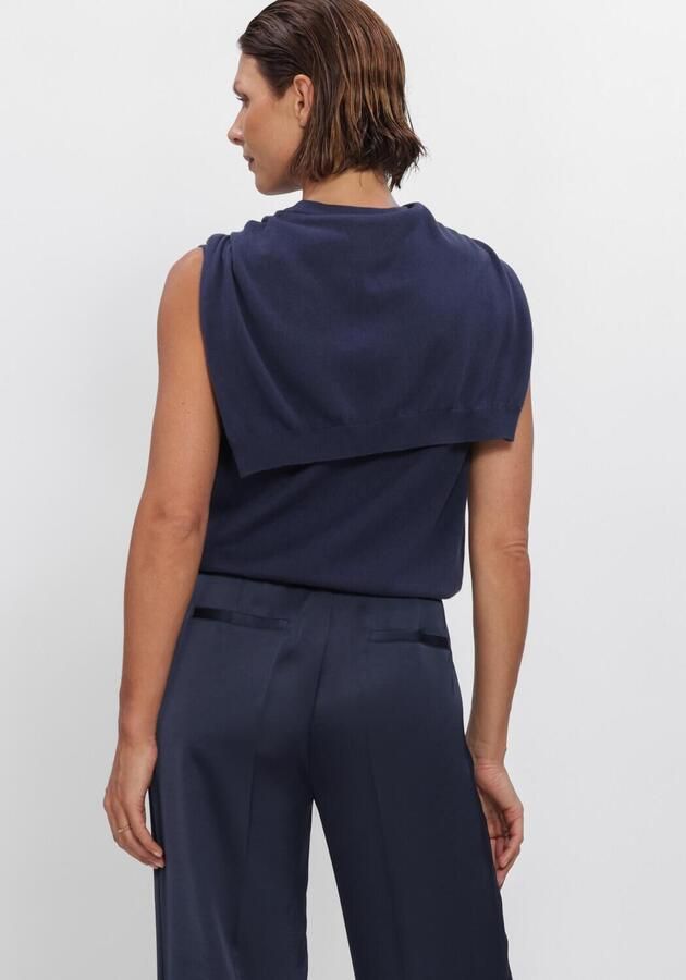 DANTE6 Dames Tops & T-shirts Fraya Double Layered Sweat Donkerblauw - Foto 2
