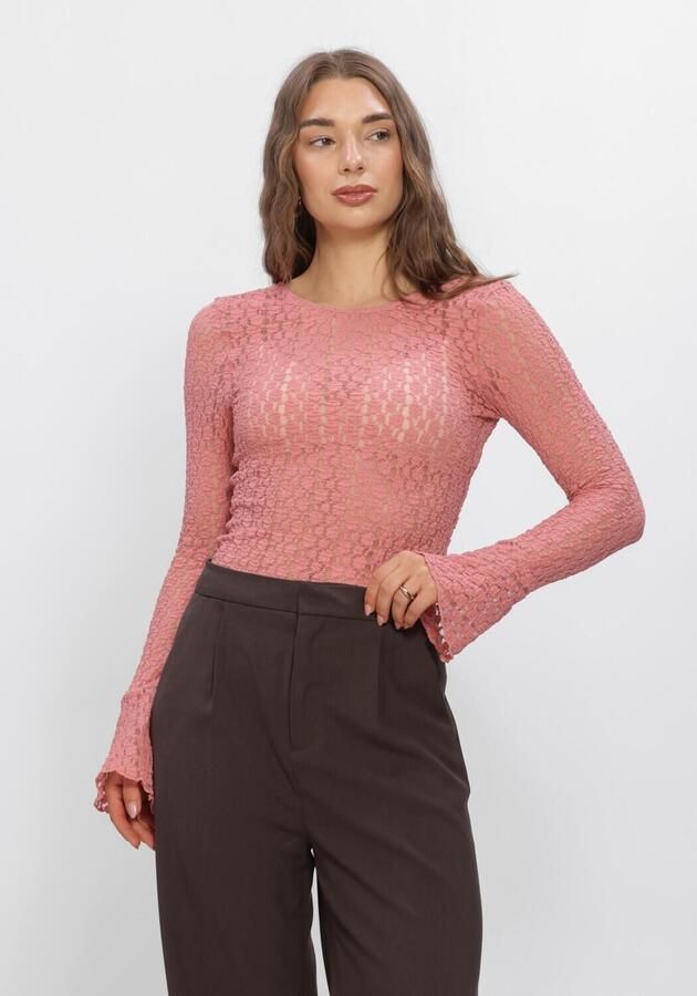 DANTE6 Dames Tops & T-shirts Giva Lace Layering Top Roze