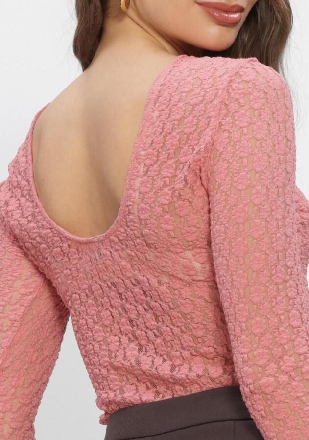 DANTE6 Dames Tops & T-shirts Giva Lace Layering Top Roze - Foto 2