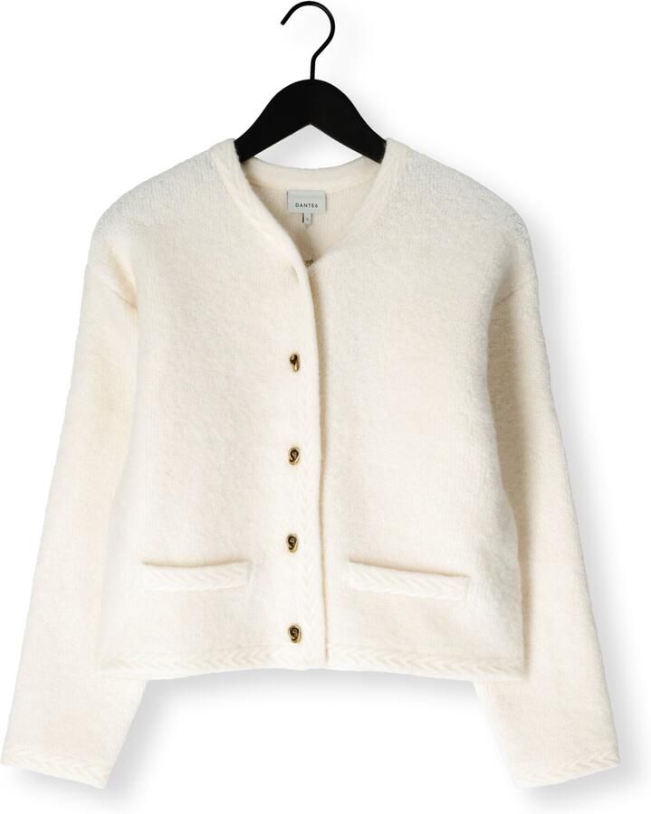 DANTE6 Dames Truien & Vesten Beth Boucle Cardigan Creme - Foto 2