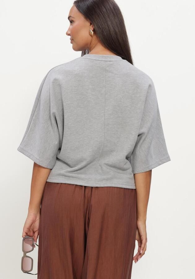 DANTE6 Dames Truien & Vesten Devon Washed Batwing Sweat Grijs - Foto 3