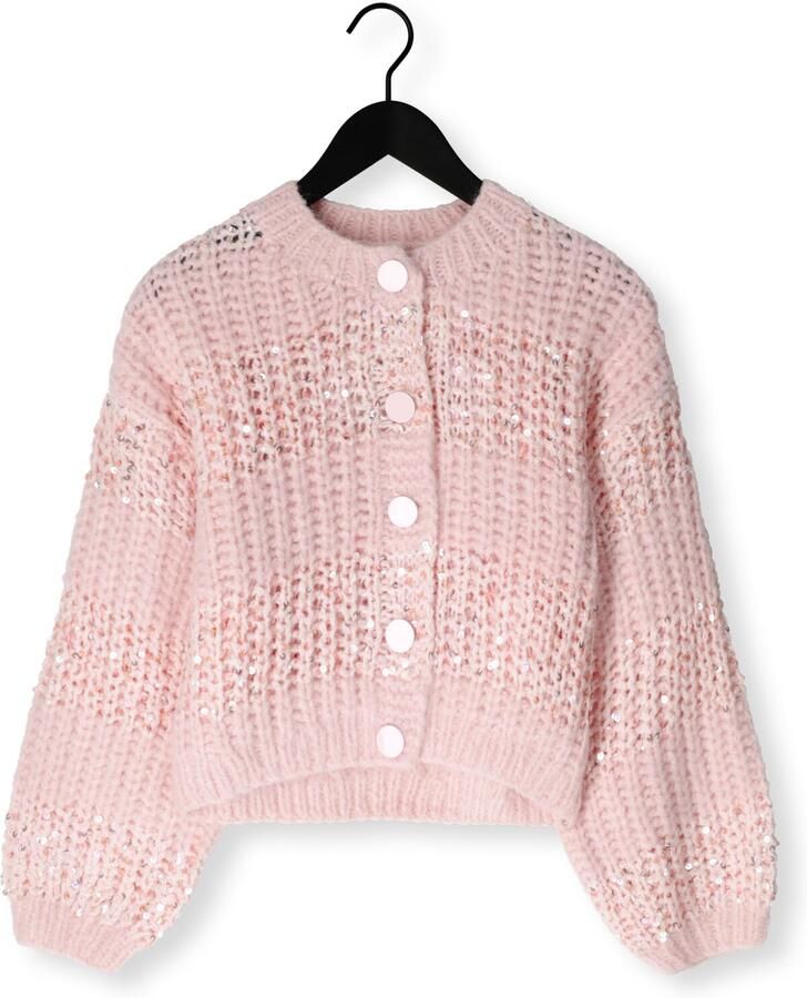 DANTE6 Dames Truien & Vesten Juna Stripe Cardigan Roze - Foto 2