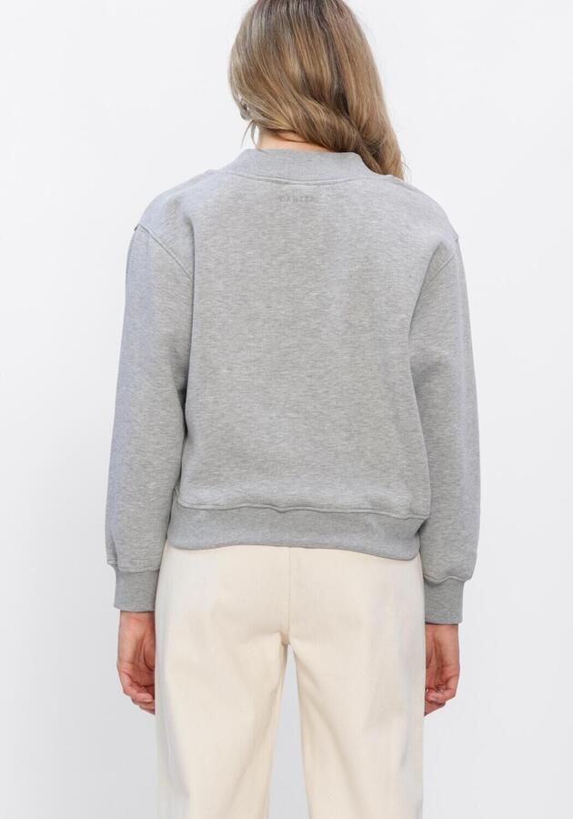 DANTE6 Dames Truien & Vesten Nox Cropped V-neck Sweater Grijs - Foto 3