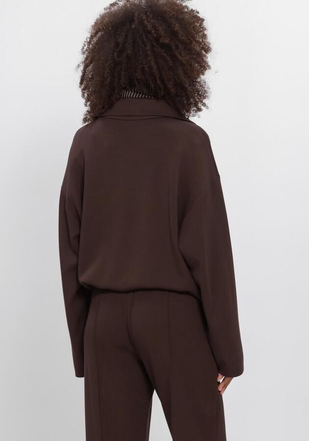 DANTE6 Dames Truien & Vesten Republic Zip Sweater Bruin - Foto 3