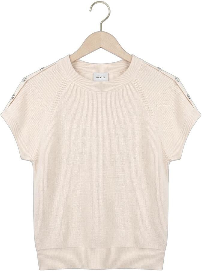 DANTE6 Dames Truien & Vesten Seattle Beaded Sweater Ecru - Foto 2
