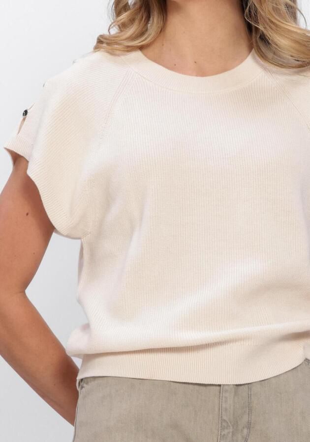 DANTE6 Dames Truien & Vesten Seattle Beaded Sweater Ecru - Foto 4