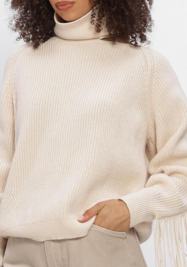 DANTE6 Dames Truien & Vesten Siega Cut-out Fringe Sweater Creme - Foto 3