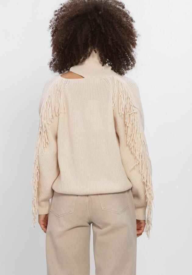 DANTE6 Dames Truien & Vesten Siega Cut-out Fringe Sweater Creme - Foto 2