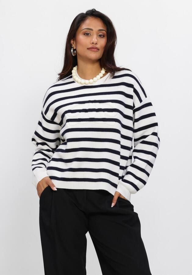 DANTE6 Dames Truien & Vesten Twixa Stripe 3d Logo Sweater Multi