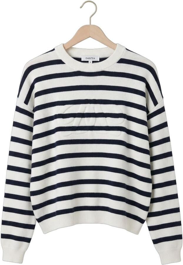 DANTE6 Dames Truien & Vesten Twixa Stripe 3d Logo Sweater Multi - Foto 4