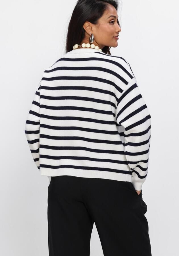 DANTE6 Dames Truien & Vesten Twixa Stripe 3d Logo Sweater Multi - Foto 3