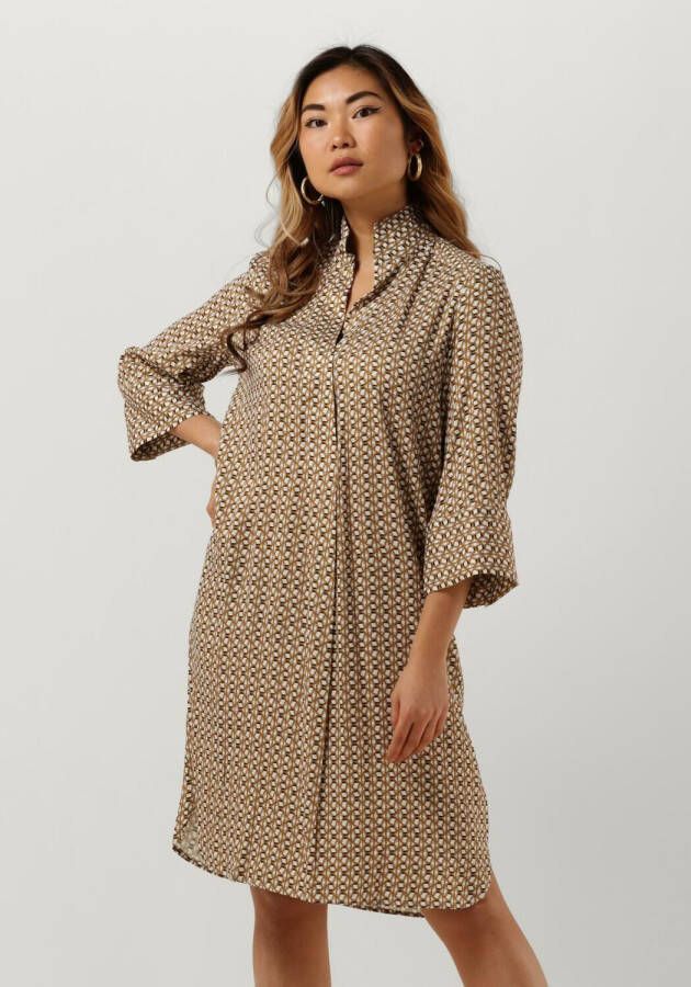 Dea Kudibal Canary Overhemdjurk Regular Fit Beige Dames