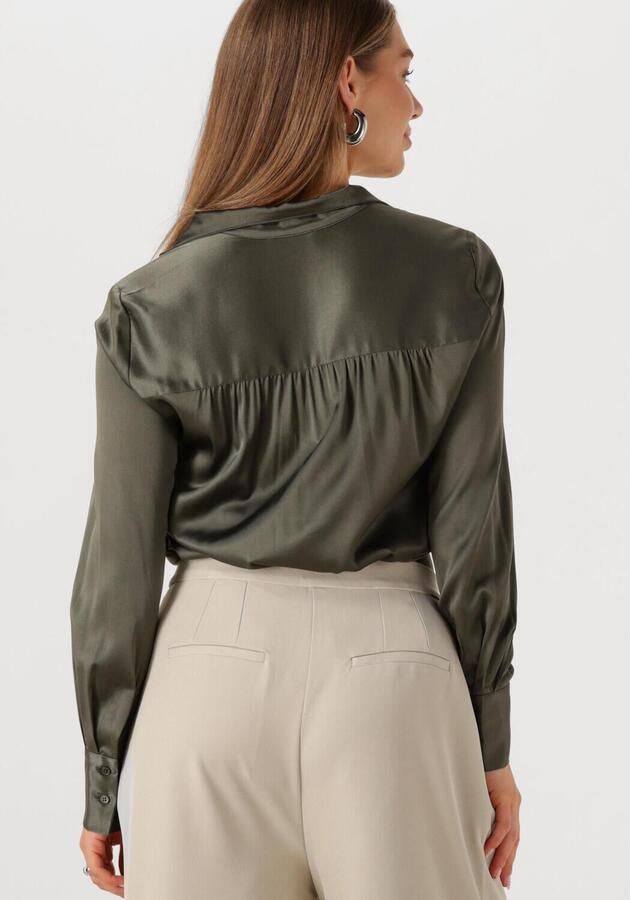 DEA KUDIBAL Dames Blouses Nate Donkergroen