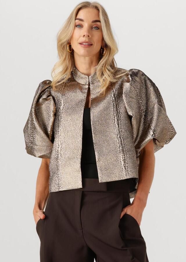 DEA KUDIBAL Dames Blouses Olivia Goud - Foto 4