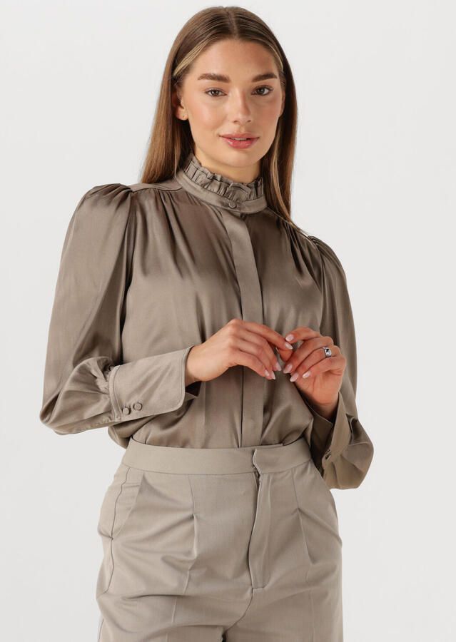 DEA KUDIBAL Dames Blouses Roberta Taupe - Foto 4