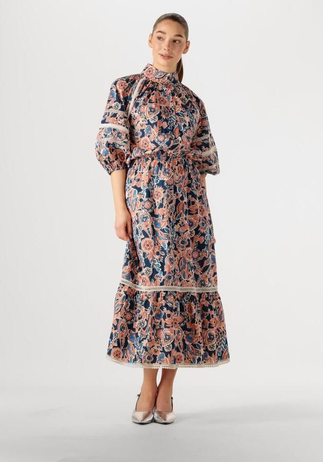 Dea Kudibal Navy Blue Maxi Jurk Elina Multicolor Dames - Foto 4