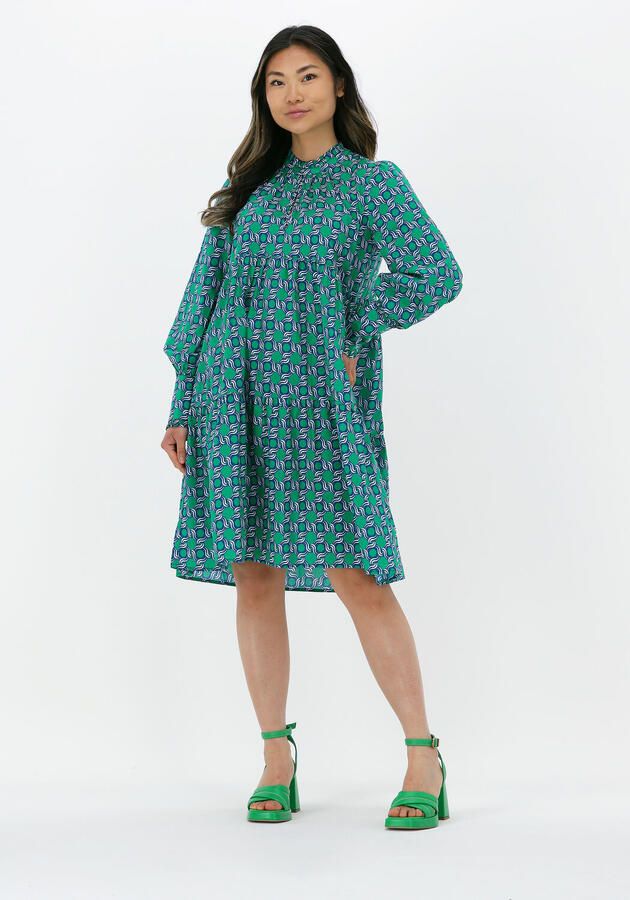 DEA KUDIBAL Dames Jurken Kindra Ns (co) Dress With Balloon Sleeves Groen - Foto 4