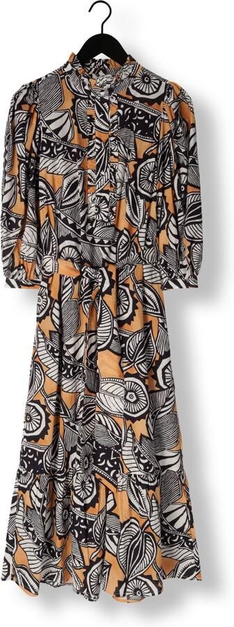 Dea Kudibal Elegante Bruine Midi Jurk Multicolor Dames - Foto 3