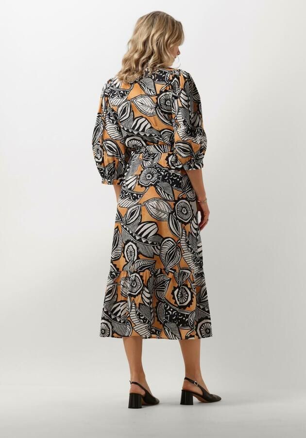 Dea Kudibal Elegante Bruine Midi Jurk Multicolor Dames - Foto 1