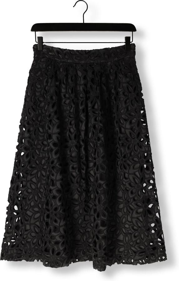 Dea Kudibal Elegante Kant Midi Rok Black Dames - Foto 3