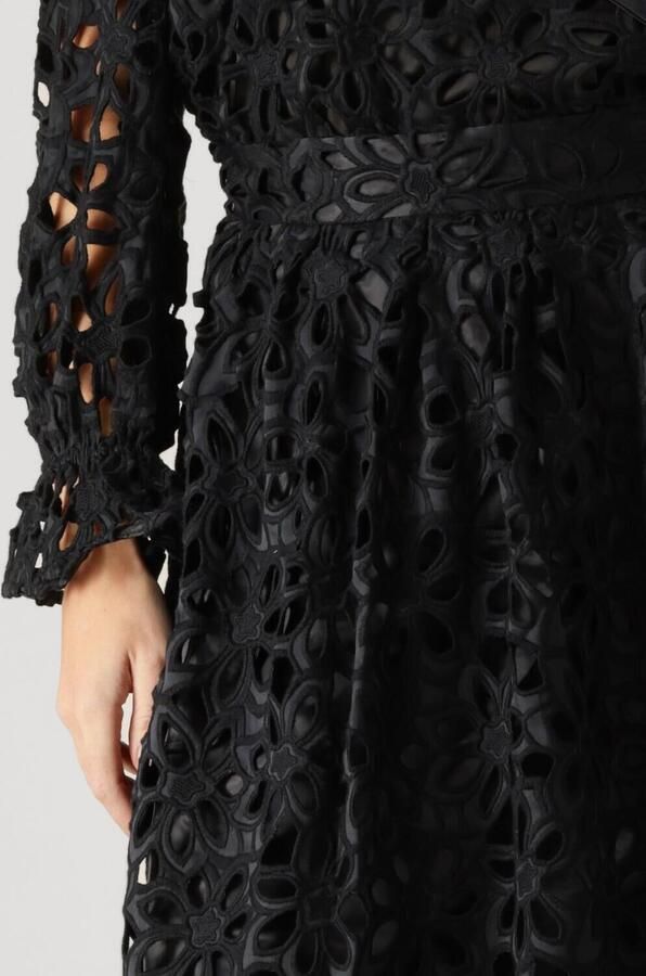 Dea Kudibal Elegante Kant Midi Rok Black Dames - Foto 2