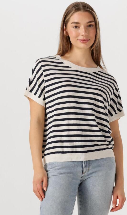 DES PETITS HAUTS Dames Tops & T-shirts Alexi Donkerblauw - Foto 4