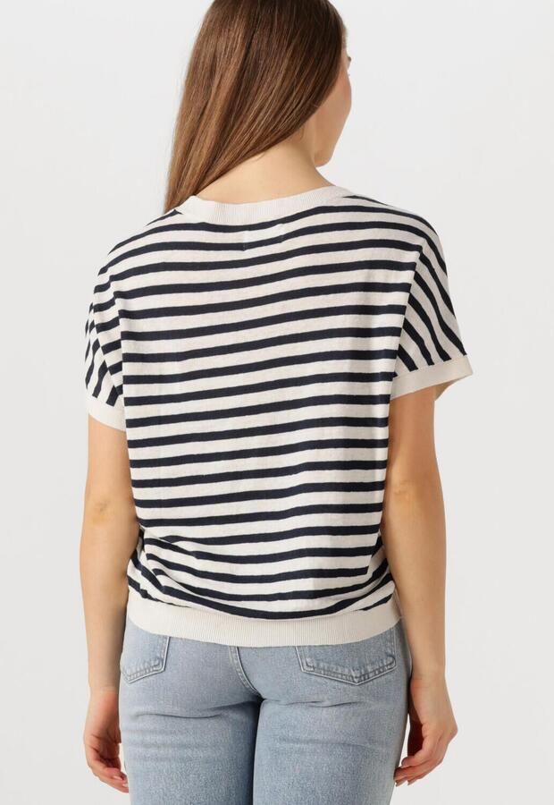 DES PETITS HAUTS Dames Tops & T-shirts Alexi Donkerblauw - Foto 3