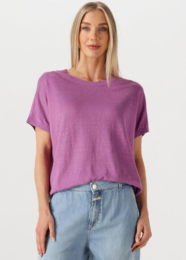 DES PETITS HAUTS Dames Tops & T-shirts Alexo Paars - Foto 4