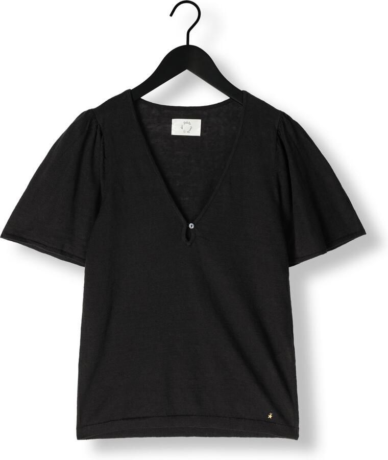 DES PETITS HAUTS Dames Tops & T-shirts Brook Zwart