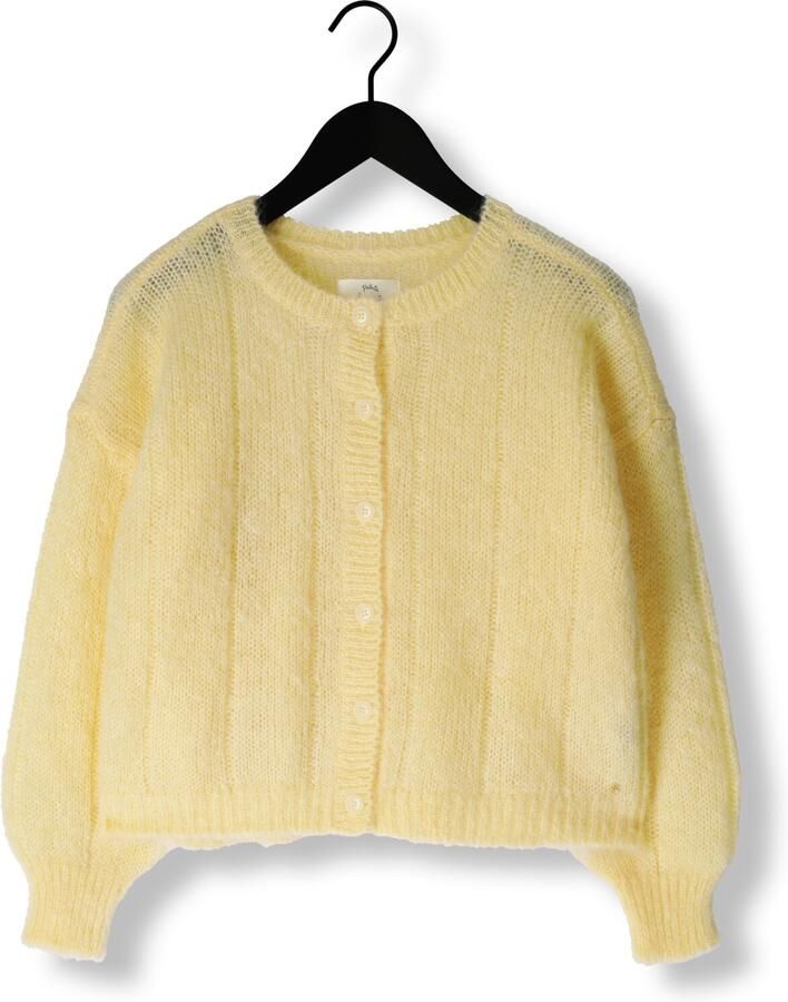 DES PETITS HAUTS Dames Truien & Vesten Chouette Geel