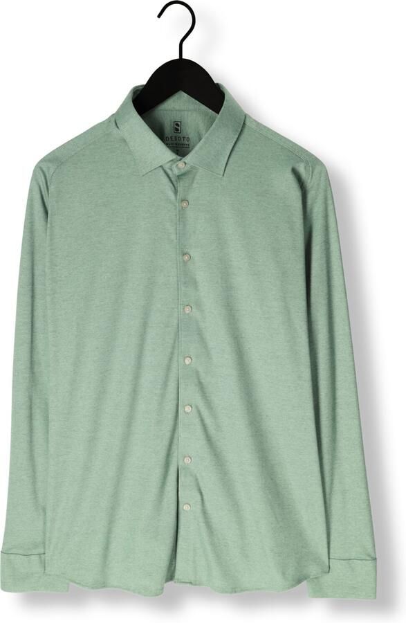 DESOTO Heren Overhemden Casual Kent 1 1 Groen - Foto 3