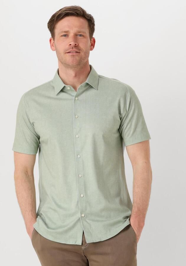 DESOTO Heren Overhemden Casual Kent 1 2 Groen - Foto 4