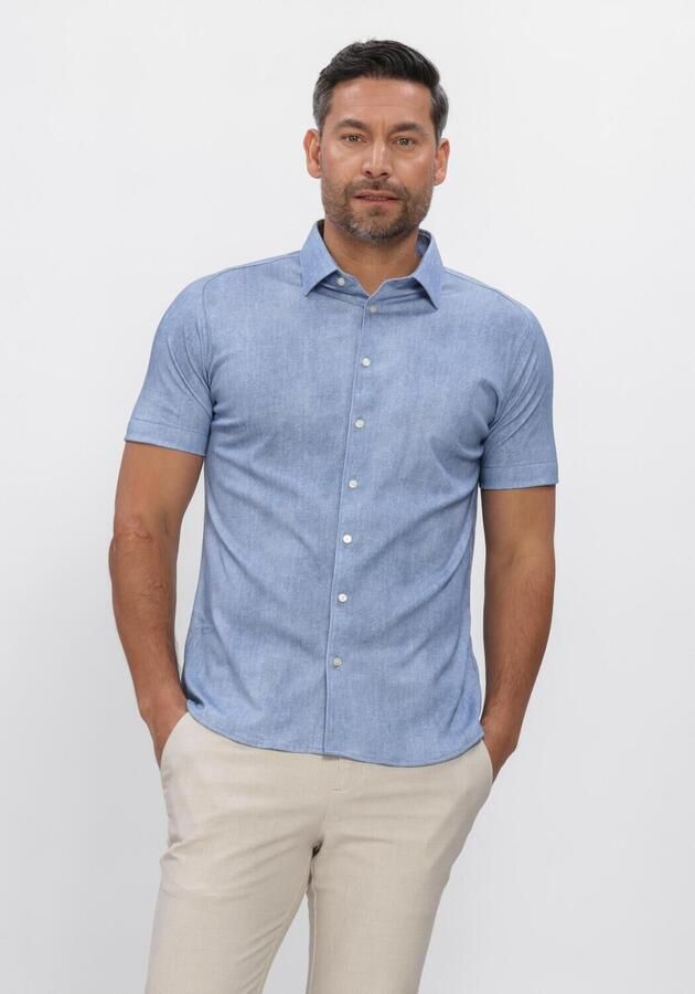 DESOTO Heren Overhemden Casual Kent 1 2 Lichtblauw
