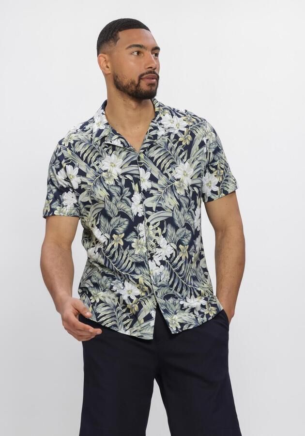 DESOTO Heren Overhemden Casual Lido 1 2 Donkerblauw