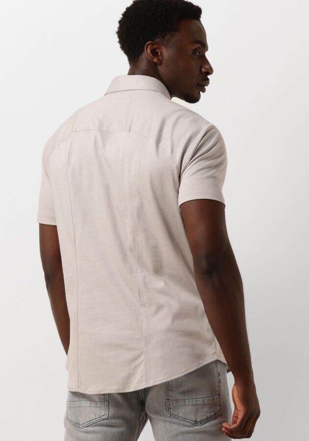 Desoto Overhemd Lange Mouw Short Sleeve Jersey Overhemd Beige