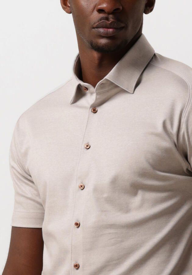 Desoto Overhemd Lange Mouw Short Sleeve Jersey Overhemd Beige - Foto 2